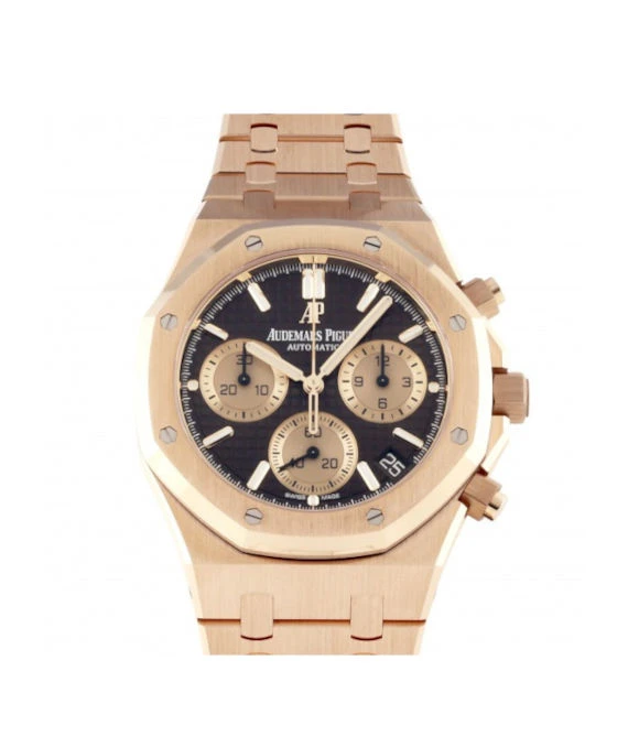 Audemars Piguet Royal Oak Chronograph 26239OR. OO.1220OR.02 Brown/Pink Gold Dial Men's 41.0mm Watch