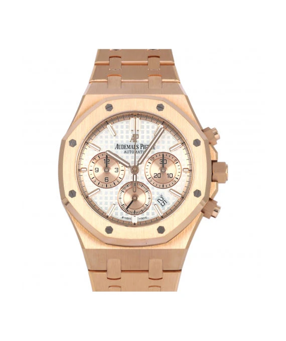 Audemars Piguet Royal Oak Chronograph 26315OR. OO.1256OR.01 Silver and Pink Gold Dial Men's 38.0mm Watch