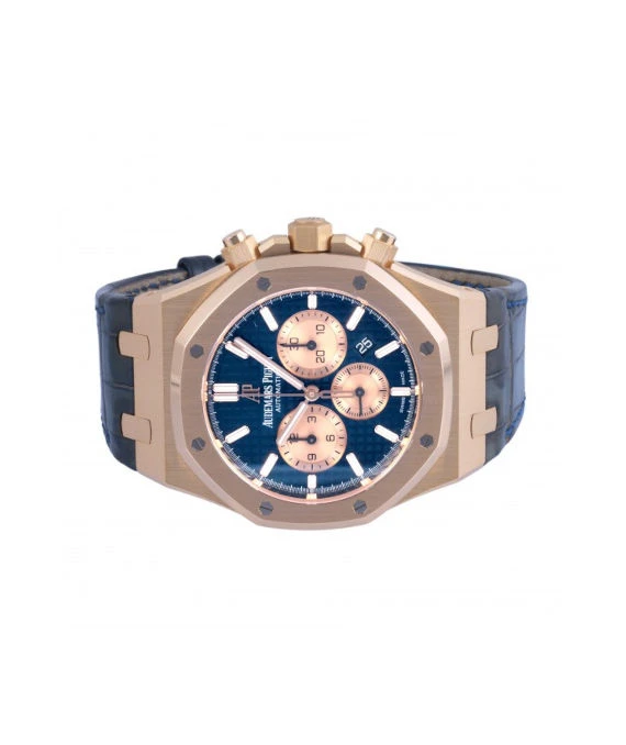 Audemars Piguet Royal Oak Chronograph 26331OR. OO. D315CR.01 Blue and Pink Gold Dial Men's 41.0mm Watch