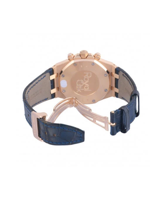 Audemars Piguet Royal Oak Chronograph 26331OR. OO. D315CR.01 Blue and Pink Gold Dial Men's 41.0mm Watch