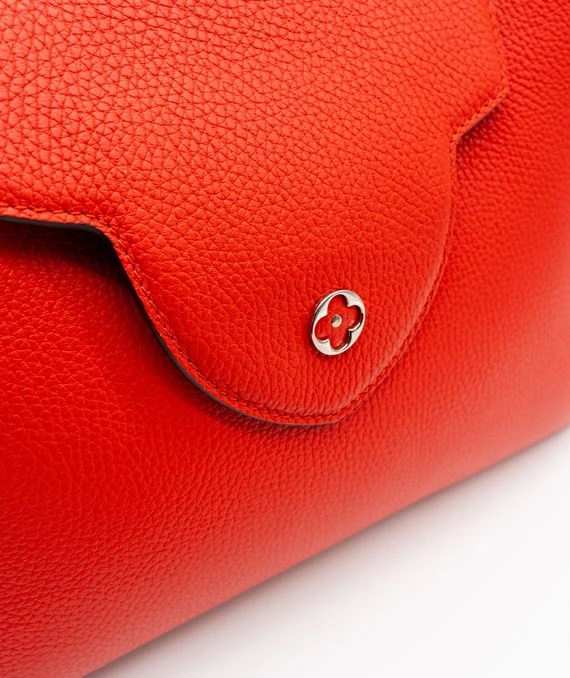 Louis Vuitton Scarlet Taurillon Leather Capucines MM