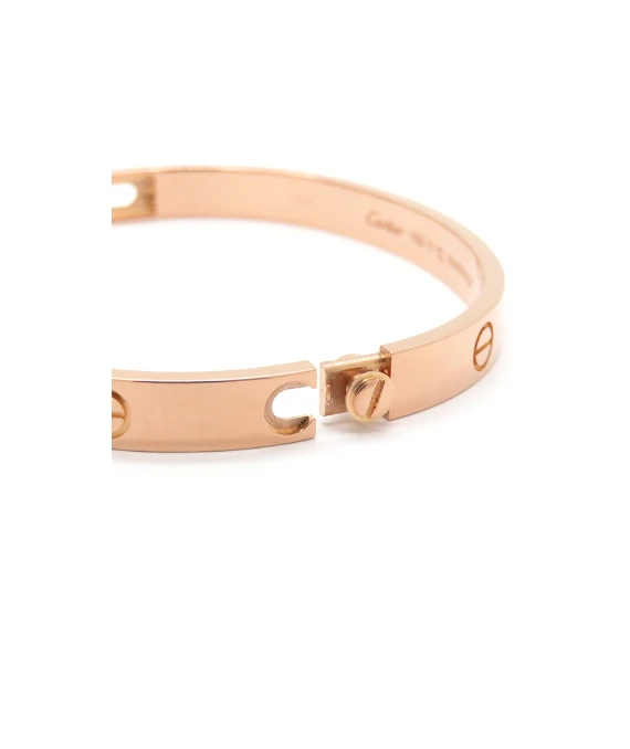 Cartier Pink Gold Love Bracelet 18k Size 16 With Driver