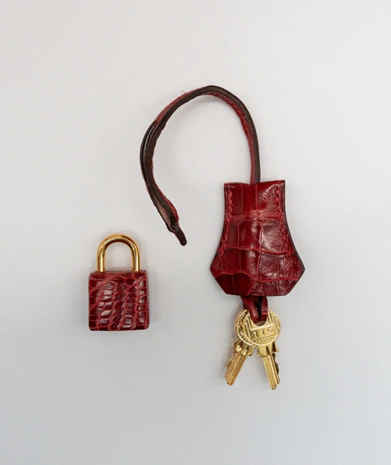 Hermes Size 25 Rouge Niloticus Crocodile Leather Kelly Handbag with Gold Hardware