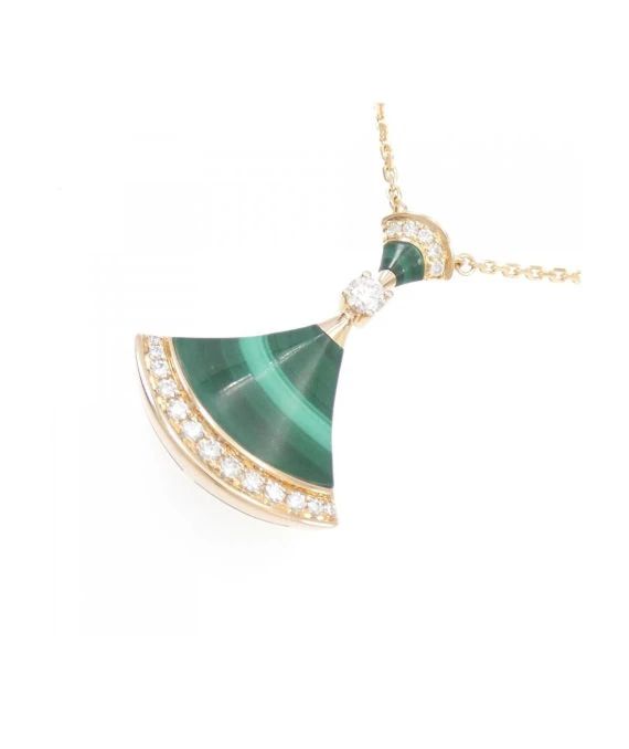Bvlgari Diva Dream Malachite and Diamond Necklace