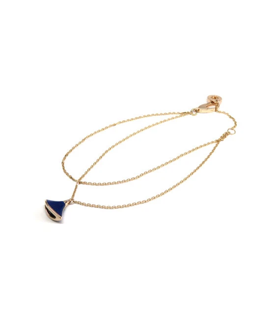 Bvlgari Size 17 Diva Dream Lapis Lazuli Ruri Bracelet In Rose Gold