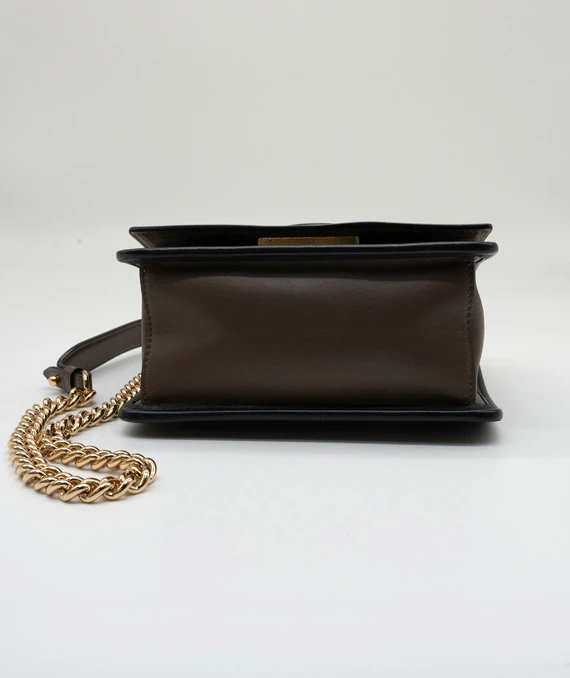 Fendi Kan I small crossbody bag in brown