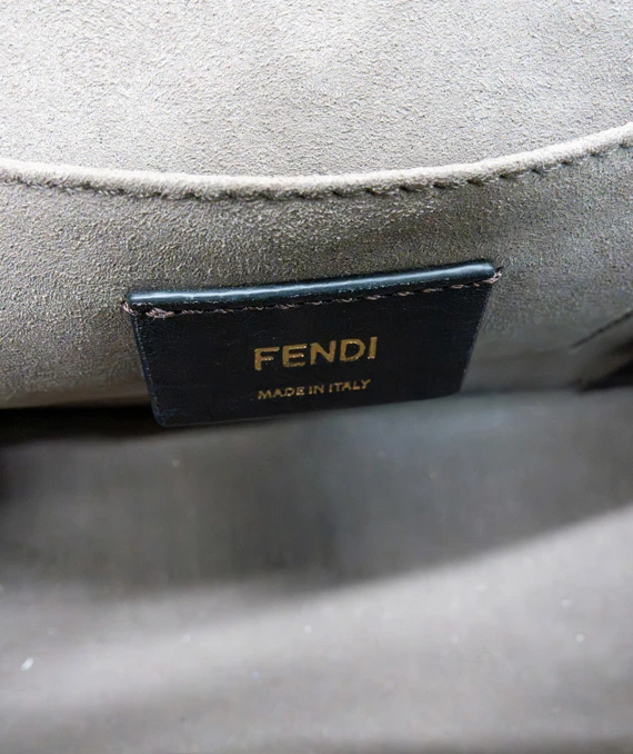 Fendi Kan I small crossbody bag in brown