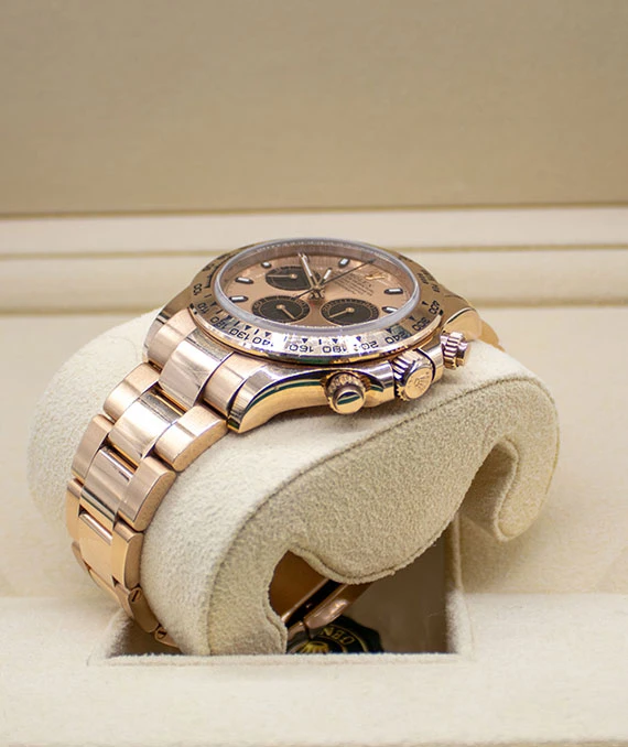 Rolex 18k rose gold Daytona ref 116505 automatic 40mm year 2020 wristwatch