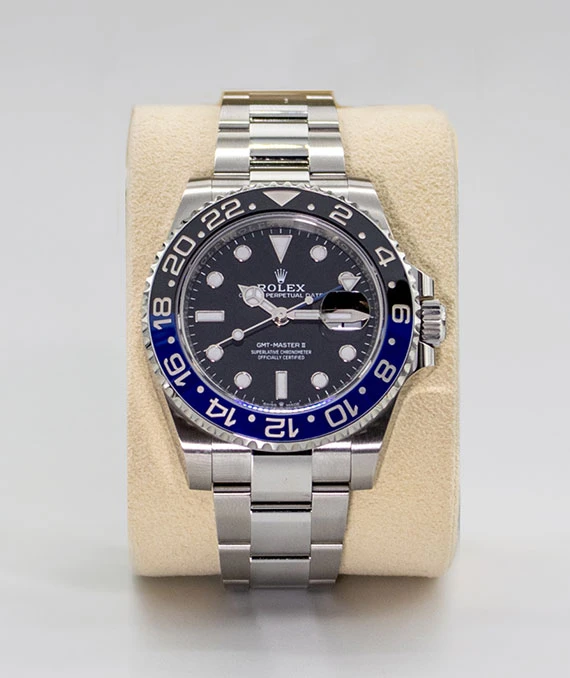 Rolex GMT master II Batman ref no 126710BLNR  stainless steel oyster bracelet Men’s wristwatch 40mm