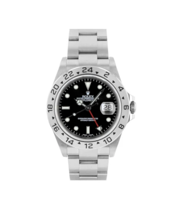 Rolex Explorer 2 16570 40mm Black Dial Stainless Steel Automatic Men's Watch
