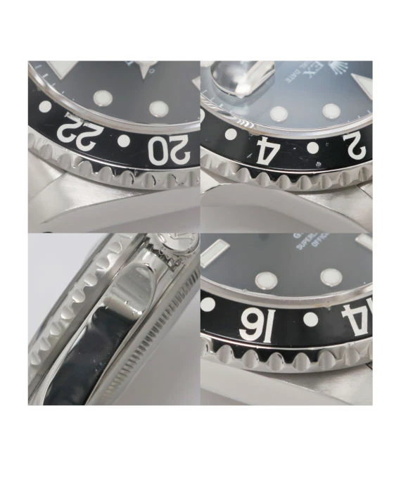 Rolex 2000 GMT-Master II 16710 P 40mm Black Bezel Stainless Steel Automatic Men's Watch