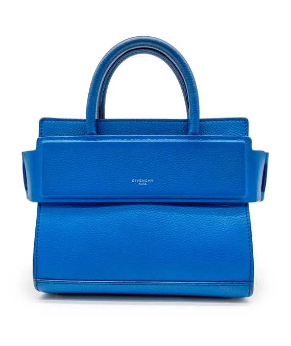 Givenchy Blue Horizon Mini Leather Satchel Bag