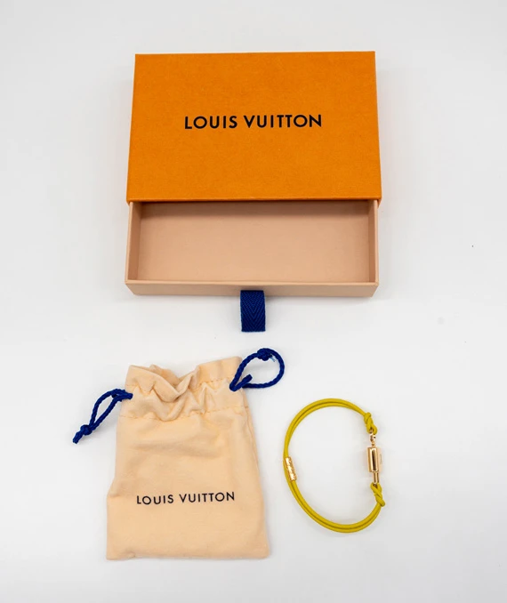 Louis Vuitton Green LV Padlock Bracelet