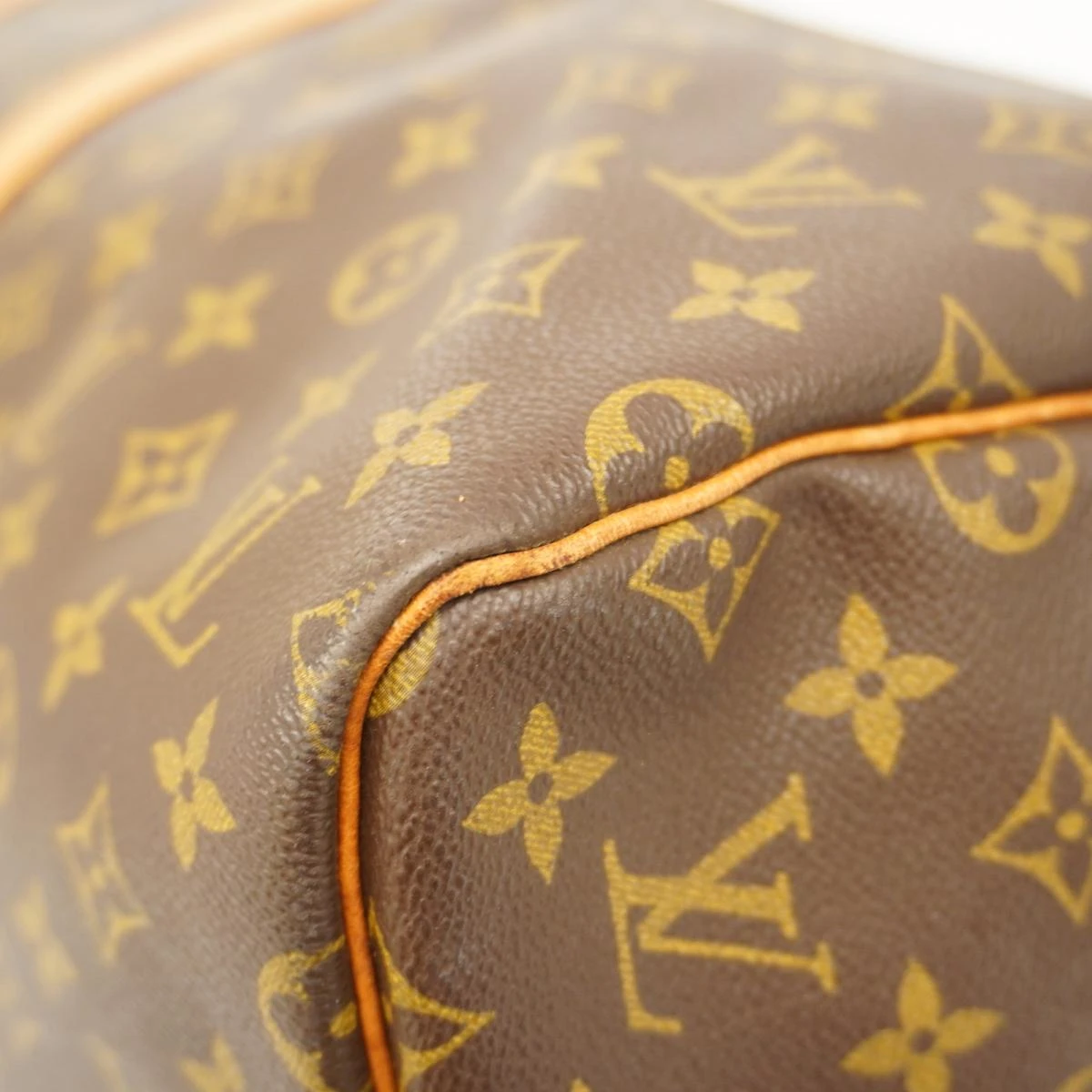 Louis Vuitton Brown Monogram Keepall 55 Boston Bag