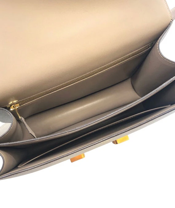 Hermes 2018 Constance 3 24 Handbag in Gris Asphalt with Gold Hardware