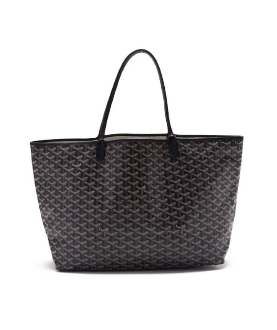 Goyard Black Goyardine Coated Canvas and Leather Mr./Ms. GM Tote Bag