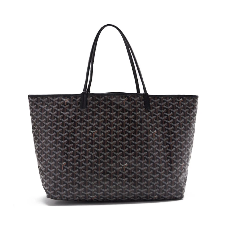 Goyard Black Goyardine Coated Canvas and Leather Mr./Ms. GM Tote Bag