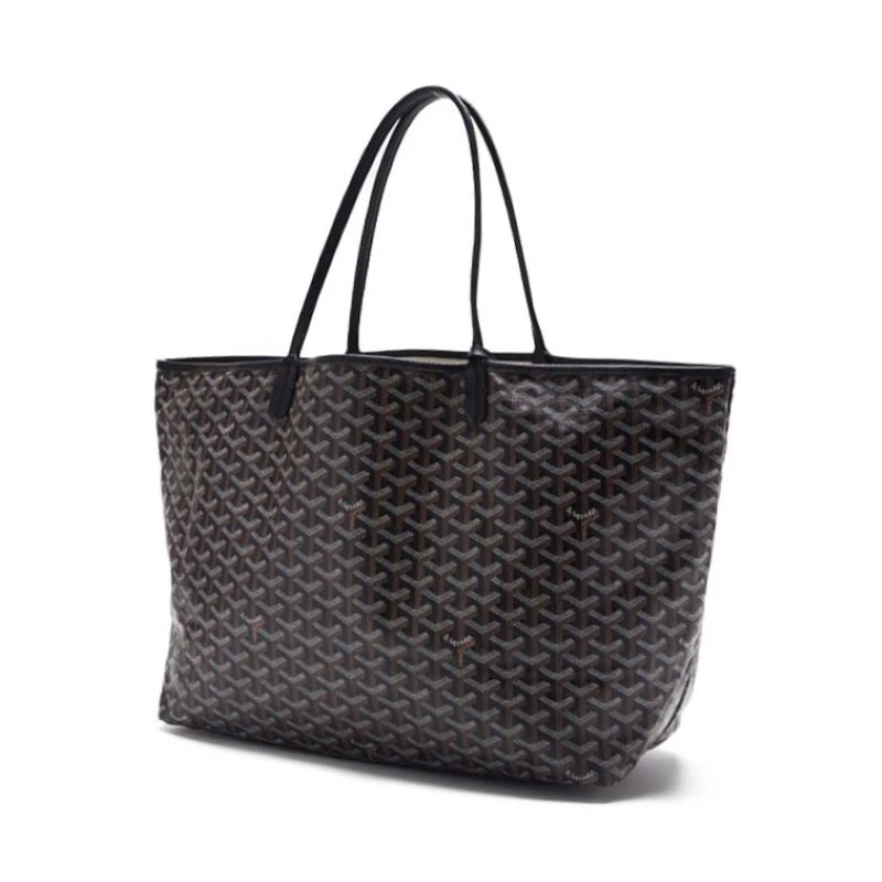 Goyard Black Goyardine Coated Canvas and Leather Mr./Ms. GM Tote Bag