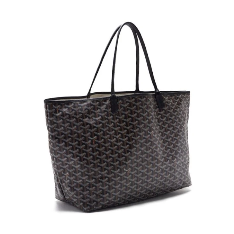 Goyard Black Goyardine Coated Canvas and Leather Mr./Ms. GM Tote Bag