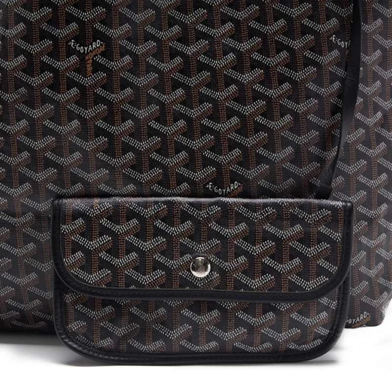 Goyard Black Goyardine Coated Canvas and Leather Mr./Ms. GM Tote Bag