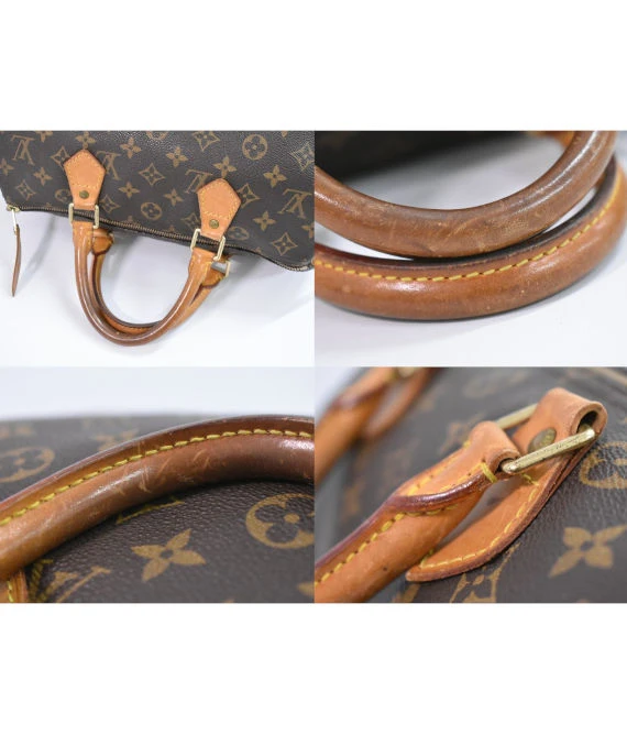 Louis Vuitton Brown Monogram Canvas Speedy 30 Top Handle Bag