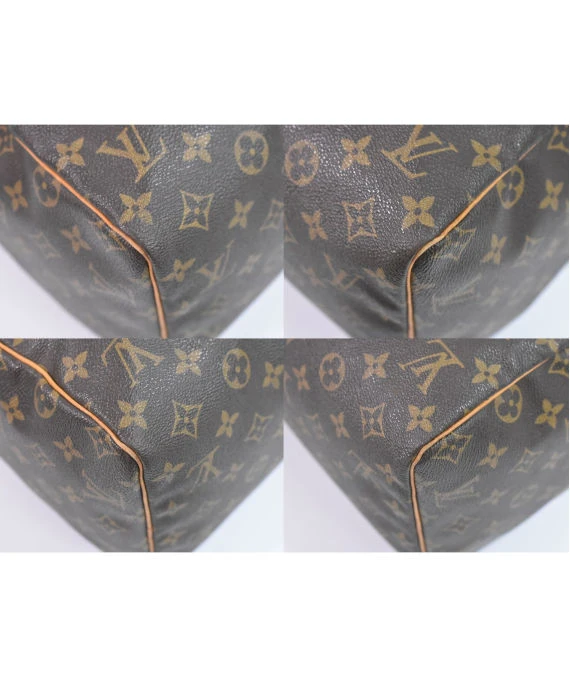 Louis Vuitton Brown Monogram Canvas Speedy 30 Top Handle Bag