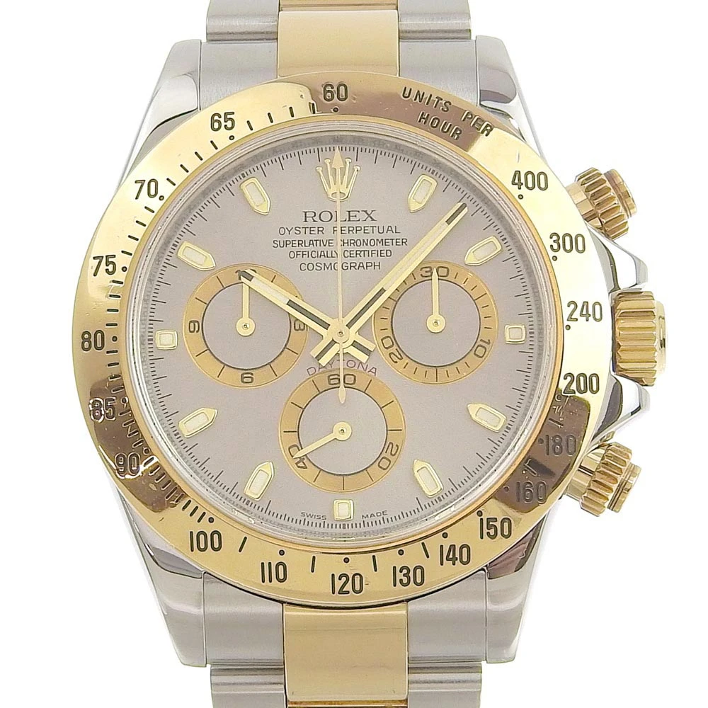 Rolex Cosmograph Daytona men's watch chronograph combination gray dial 116523 Z number