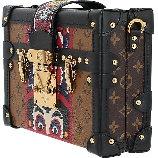Louis Vuitton Shoulder Bag Petite Malle Monogram Reverse Daruma Kabuki Yamamoto Kansai Collaboration