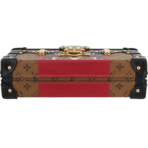 Louis Vuitton Shoulder Bag Petite Malle Monogram Reverse Daruma Kabuki Yamamoto Kansai Collaboration