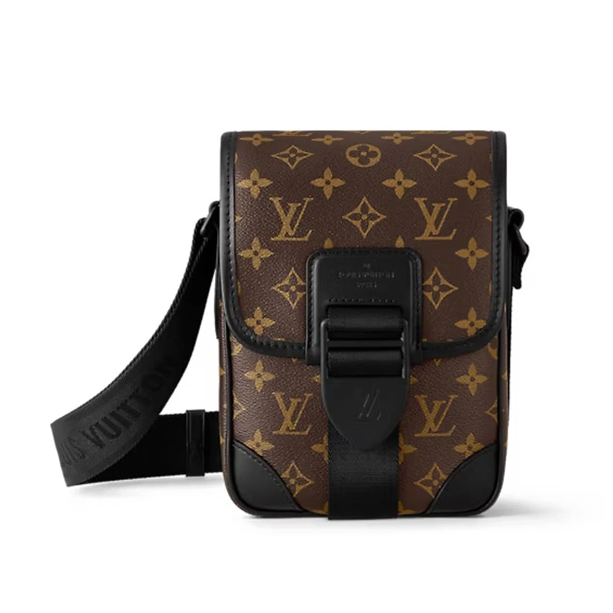 Louis Vuitton  Men's Body Bag Monogram Macassar Canvas Archie Messenger M46442