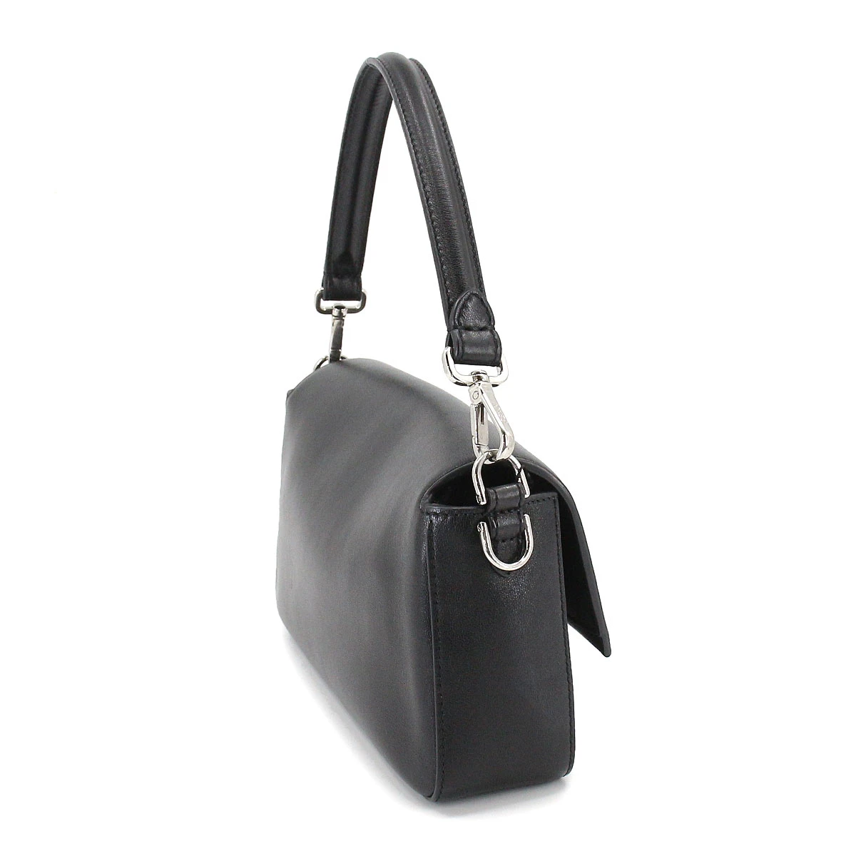 Fendi Black Leather Marc Jacobs Baguette Bag