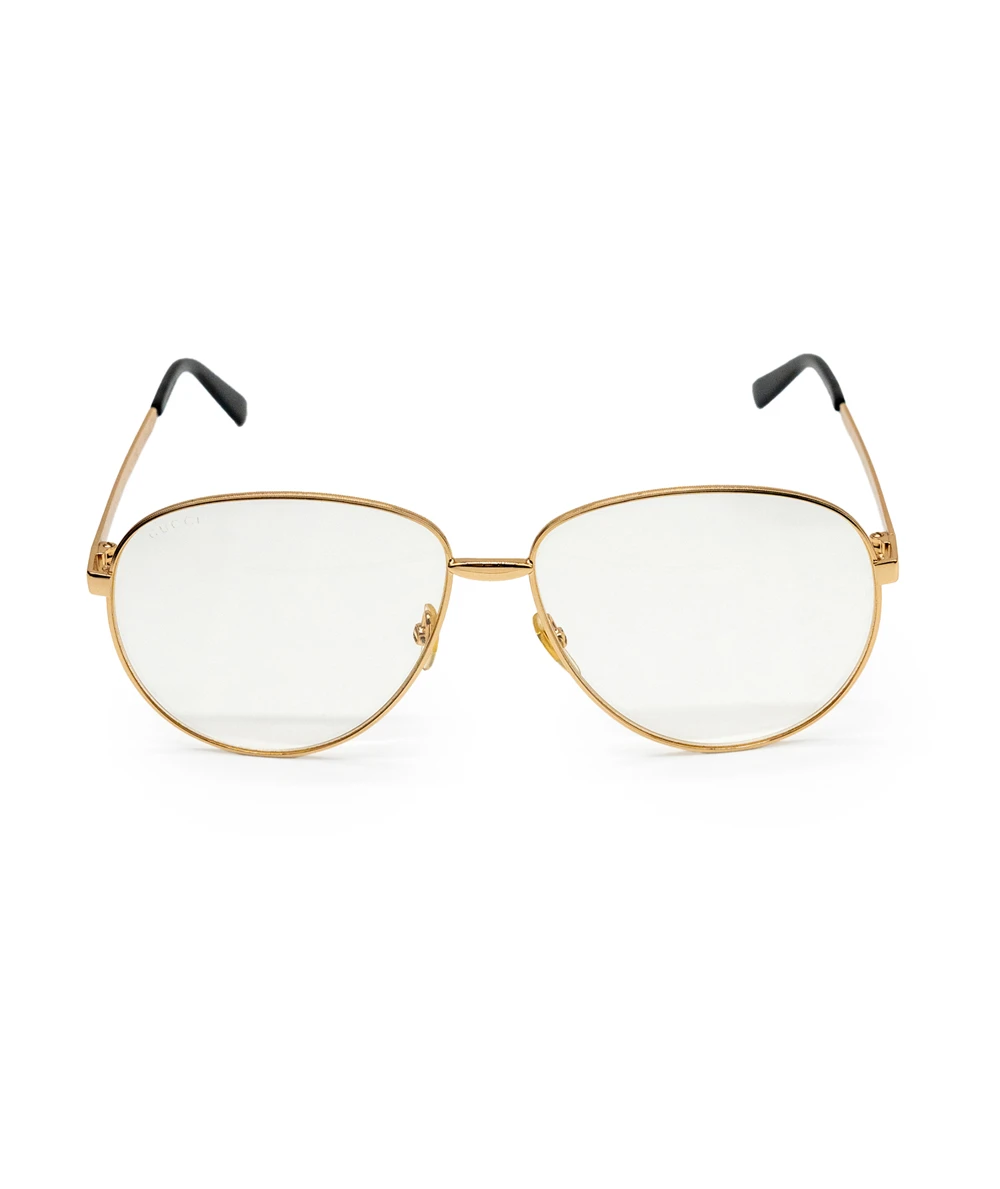 Gucci GG0138S Gold Pilot Sunglasses