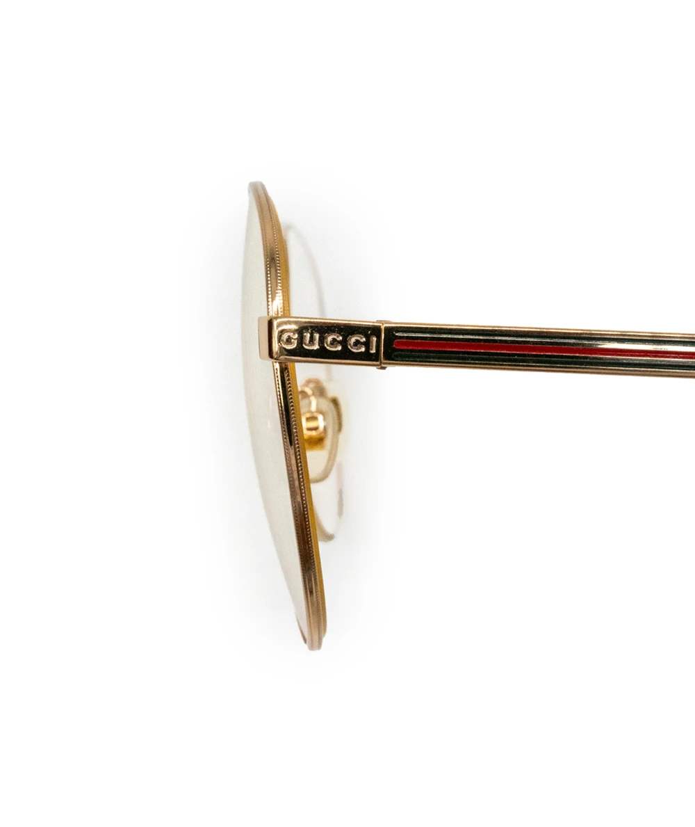 Gucci GG0138S Gold Pilot Sunglasses