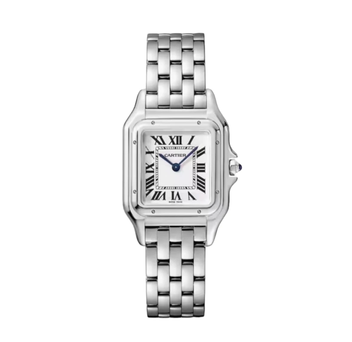 Cartier 2024 Panthère de Cartier WSPN0007 Stainless Steel White Quartz 27mm Dial Medium Women's Watch