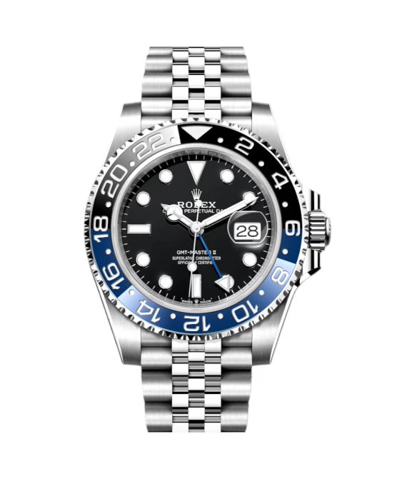 Rolex 2024 Black GMT-Master II 126710BLNR Jubilee Bracelet Stainless Steel Men's Wristwatch 40 mm