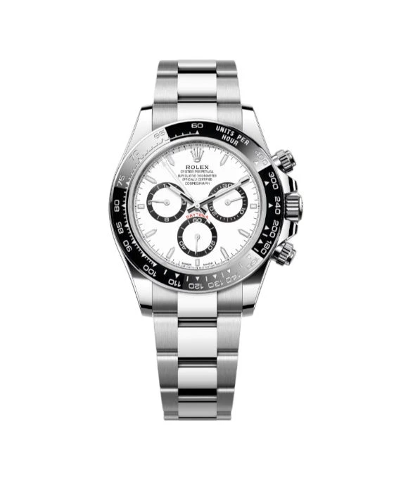 Rolex 2024 White Daytona 126500LN Stainless Steel Automatic Men's Watch 40mm