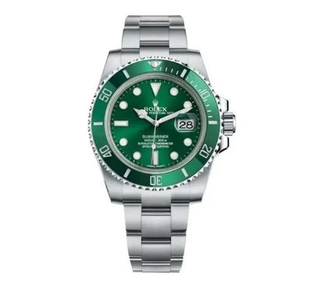 Rolex 2017 Submariner Hulk 116610LV Green Dial Stainless Steel Automatic Men's Watch 40 mm