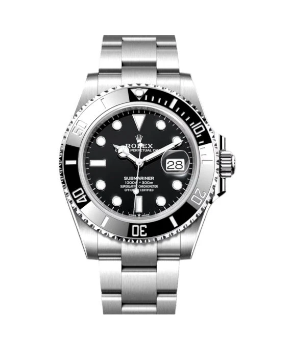 Rolex 2024 Black Submariner 126610 Stainless Steel Automatic Men's Watch 41mm