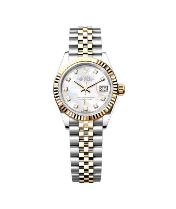 Rolex 2024 Mother of Pearl Lady-Datejust 279173 18k Yellow Gold/Stainless Steel Automatic Women's Watch 28mm