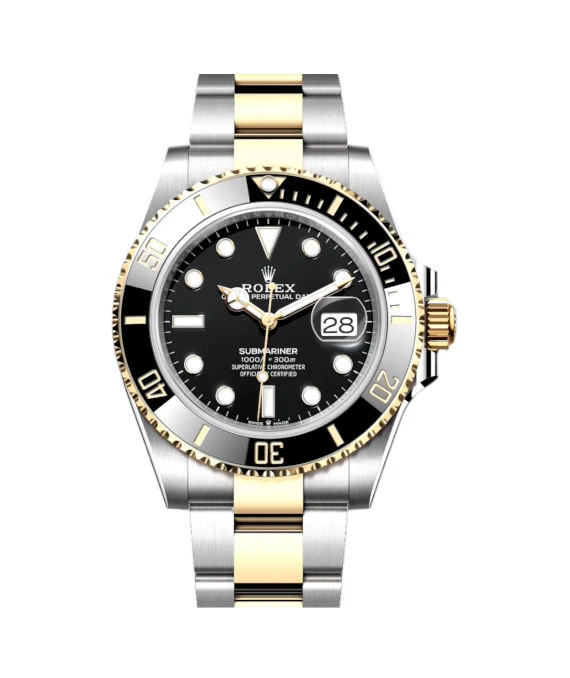 Rolex 2023 Black Submariner 126613 LN 18k Yellow Gold & Stainless Steel Automatic 41mm