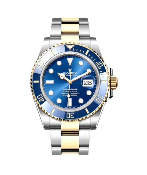 Rolex 2024 Blue Submariner 126613 LB Bluesy 18k Yellow Gold & Stainless Steel Automatic 41mm