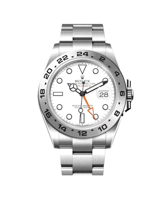 Rolex 2024 White Explorer II 226570 Polar Stainless Steel Automatic Men's Wristwatch 42 mm