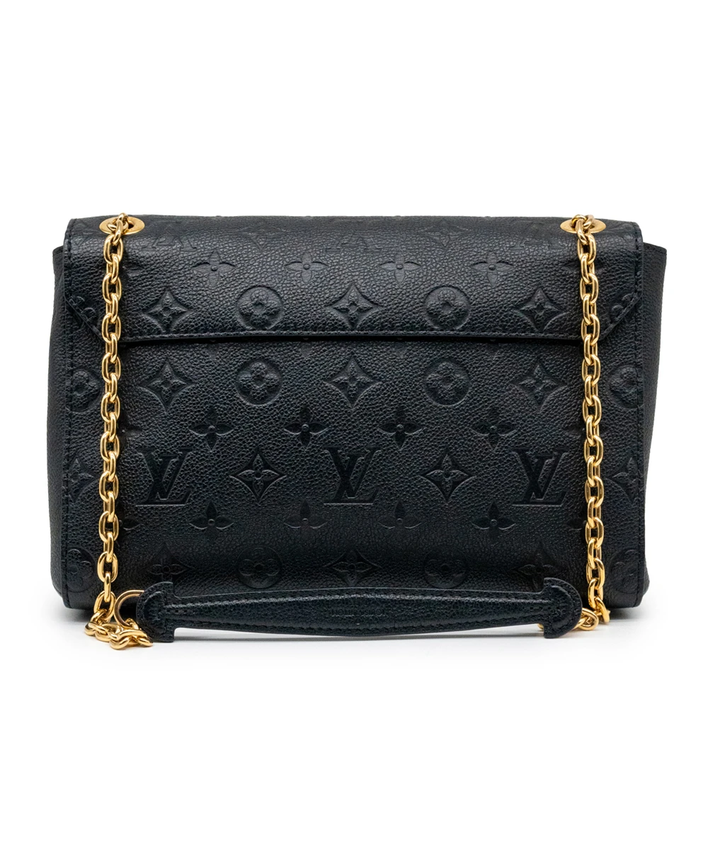 Louis Vuitton Black Monogram Empreinte Leather Vavin PM Shoulder Bag