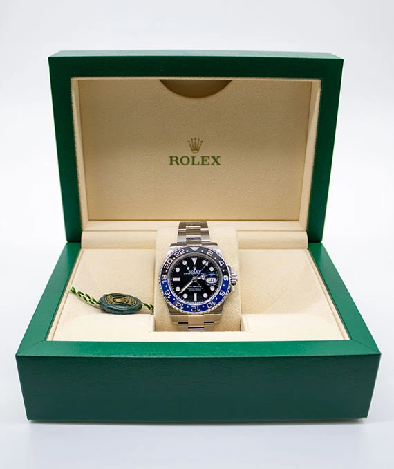 Rolex GMT master II Batman ref no 126710BLNR stainless steel oyster bracelet Men’s wristwatch 40mm