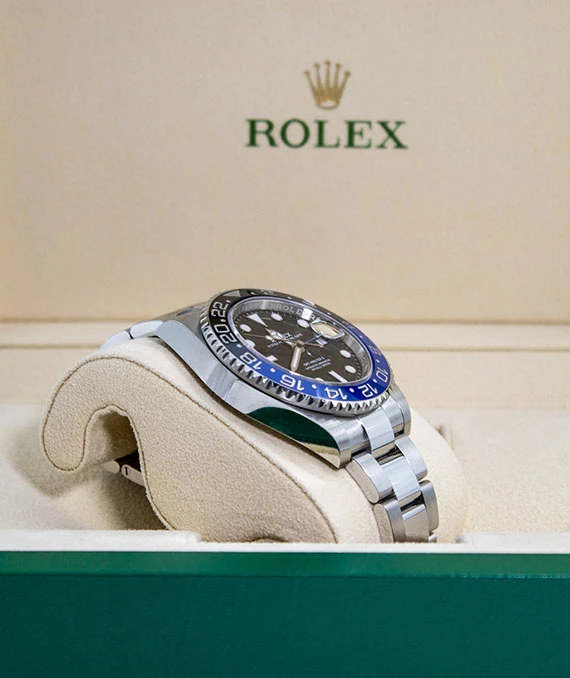 Rolex GMT master II Batman ref no 126710BLNR stainless steel oyster bracelet Men’s wristwatch 40mm