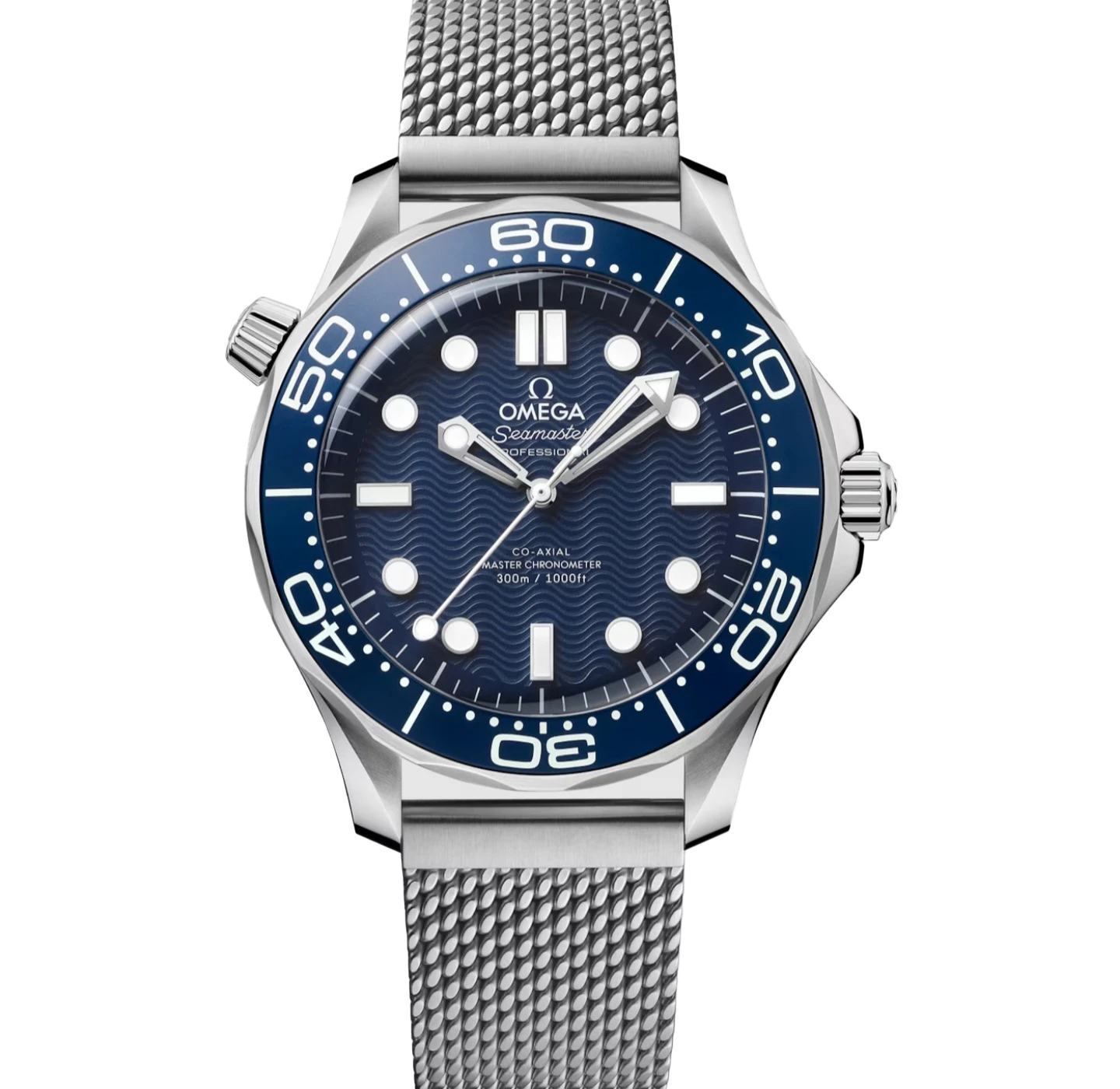 Omega 2023 Blue Seamaster 210.30.42.20.03.002 Stainless Steel Automatic Men's Wristwatch 42 mm