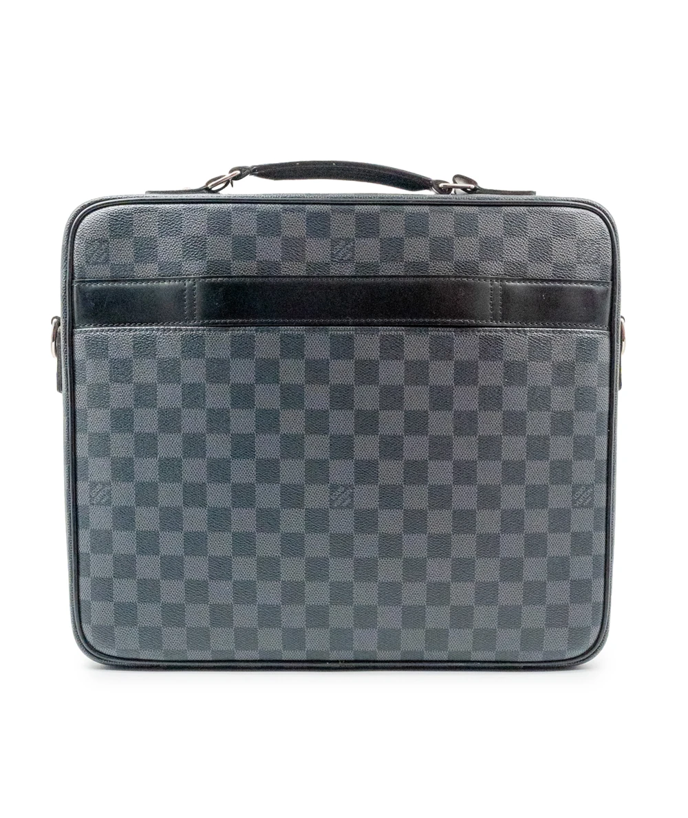 Louis Vuitton Damier Graphite Steeve Business Briefcase Bag