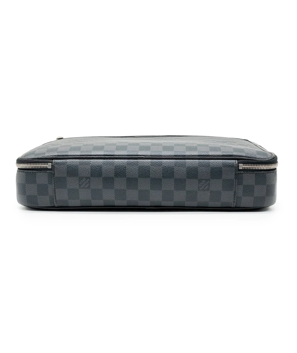 Louis Vuitton Damier Graphite Steeve Business Briefcase Bag