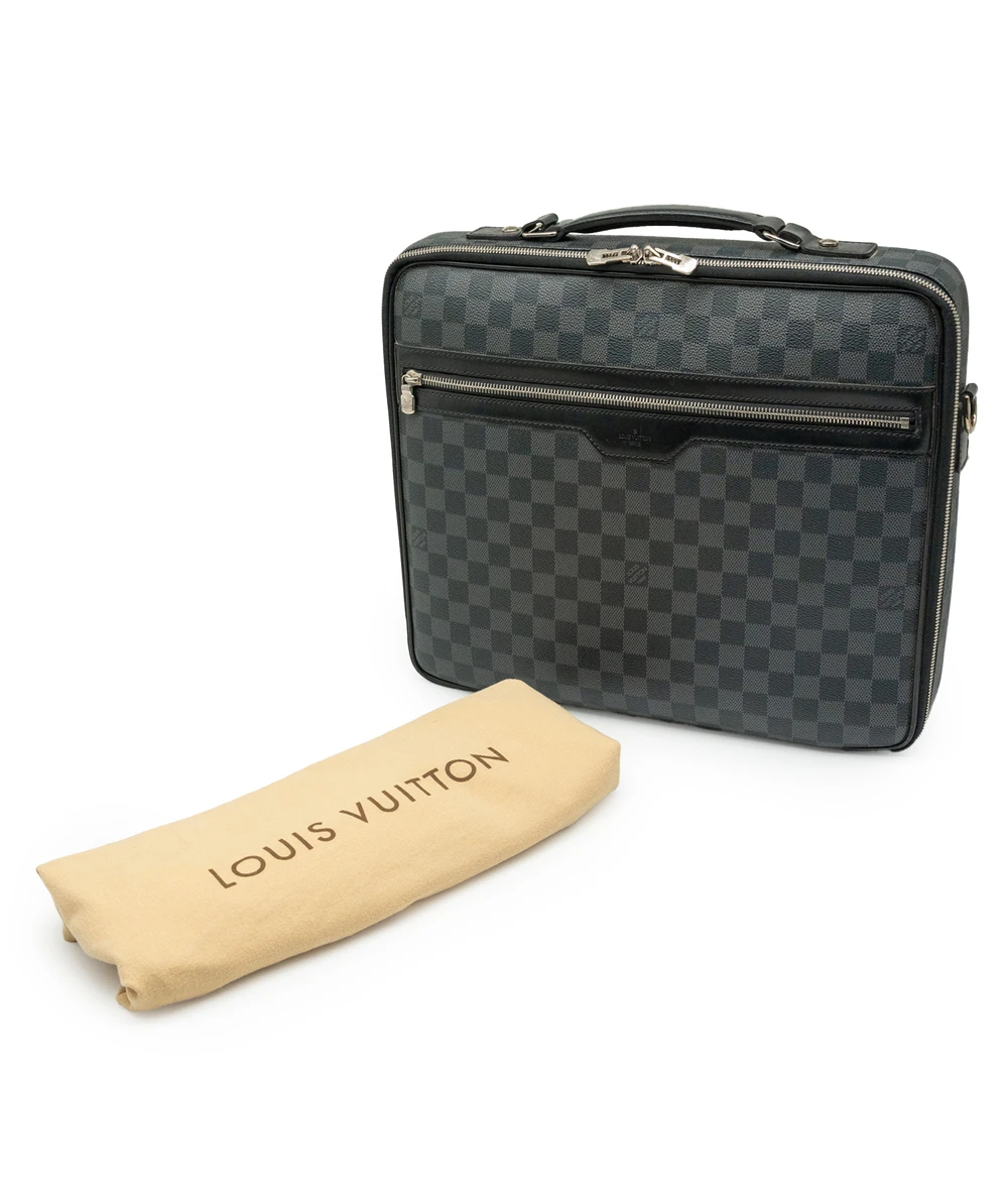 Louis Vuitton Damier Graphite Steeve Business Briefcase Bag