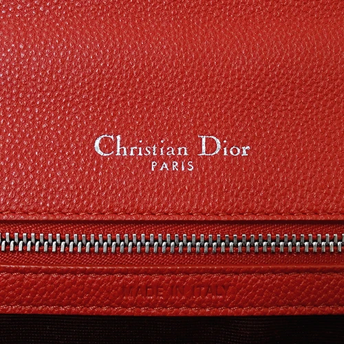 Dior Red Leather Medium Diorama Flap Shoulder Bag